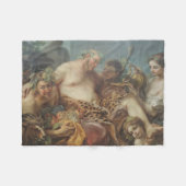 Drunkenness of Silenus (door Carle van Loo) Fleece Deken (Voorkant (Horizontaal))