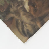 Drunkenness of Silenus (door Carle van Loo) Fleece Deken (Hoek)