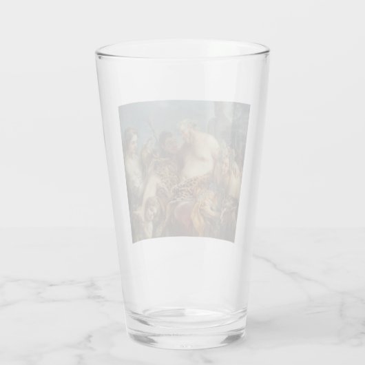Drunkenness of Silenus (door Carle van Loo) Glas (Achterkant)