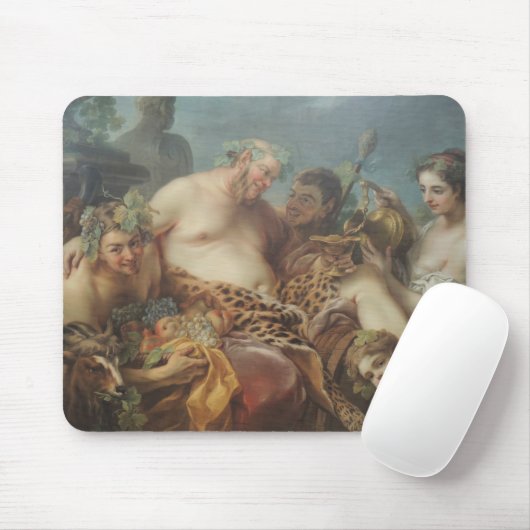 Drunkenness of Silenus (door Carle van Loo) Muismat (Met muis)