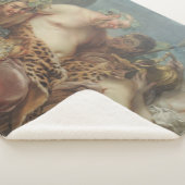 Drunkenness of Silenus (door Carle van Loo) Sherpa Deken (3/4)