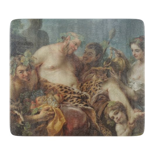 Drunkenness of Silenus (door Carle van Loo) Snijplank (Voorkant)