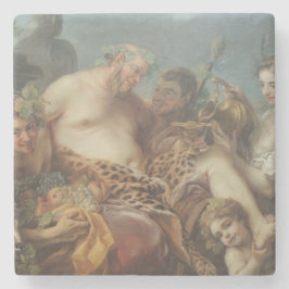 Drunkenness of Silenus (door Carle van Loo) Stenen Onderzetter