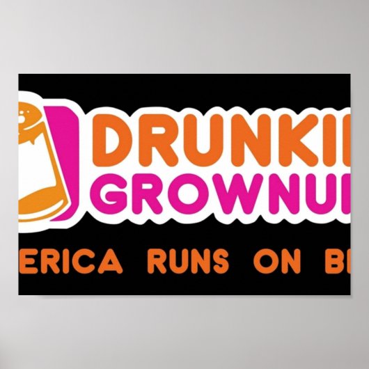 Drunkin Grownups America Version Poster (Voorkant)