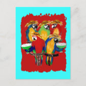 Drunkin Parrots Briefkaart (Voorkant)