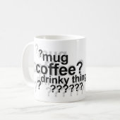 Drunklock-Mok - wit Koffiemok (Voorkant links)