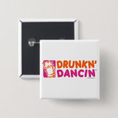 Drunkn-Dancin - Gepersonaliseerd Vierkante Button 5,1 Cm (Voorkant /achterkant)