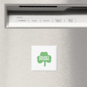 Drunky McGee St. Patrick's Day Clover Magneet (Insitu (Vaatwasser))