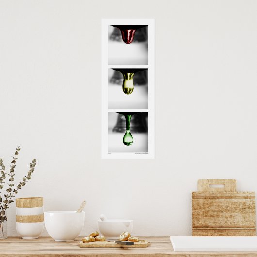 Drup Drup Druppel Poster (Keuken)