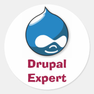 Drupal Expert Ronde Sticker
