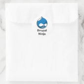 Drupal Ninja Ronde Sticker (Tas)