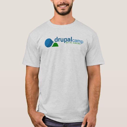 DrupalCamp Rio de Janeiro T-shirt (Voorkant)