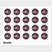 DRUPPEL DOOD RONDE STICKER (Vel)