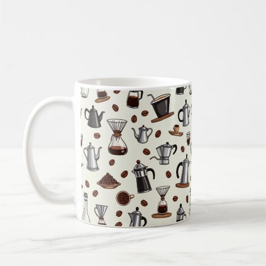 Druppel- en brouwapparatuur koffiemok (Links)