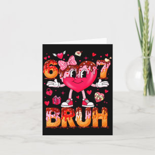 Druppel Ijs Hart 67 Valentijn Bruh Zes Zeven Kaart