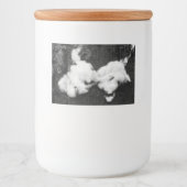 druppel voedselcontainer etiket (Voorkant)