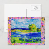 druppelaar in de wildbloem briefkaart (Voorkant / Achterkant)