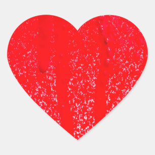 druppelbloed hart sticker