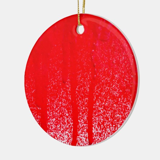 druppelbloed keramisch ornament (Links)