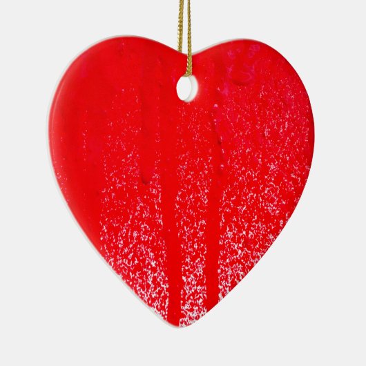 druppelbloed keramisch ornament (Rechts)