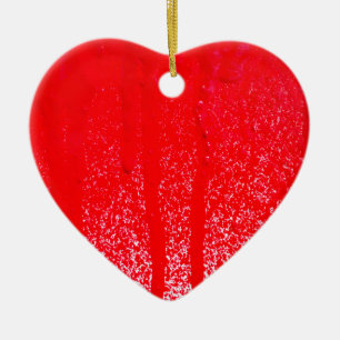 druppelbloed keramisch ornament