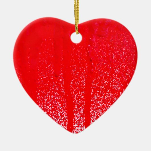 druppelbloed keramisch ornament (Voorkant)