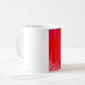 druppelbloed koffiemok (Voorkant links)