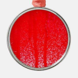 druppelbloed metalen ornament