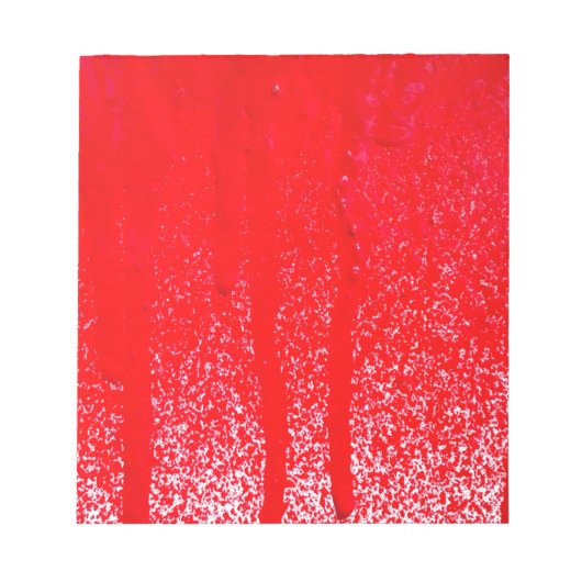 druppelbloed notitieblok (Voorkant)