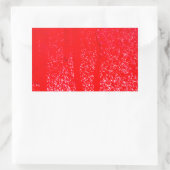 druppelbloed rechthoekige sticker (Tas)