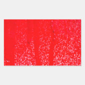 druppelbloed rechthoekige sticker (Voorkant)