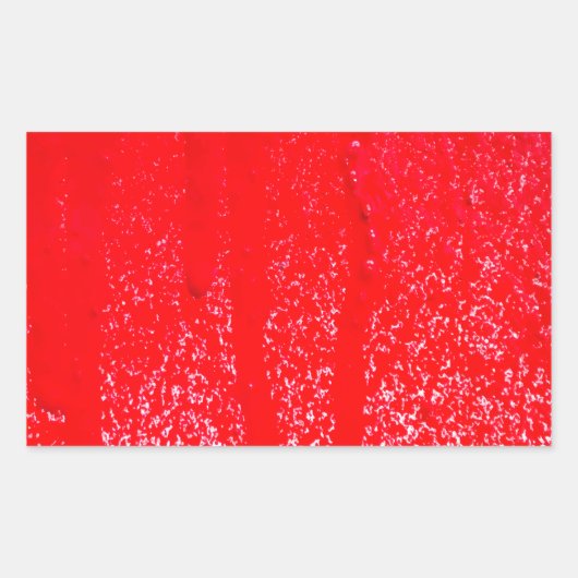 druppelbloed rechthoekige sticker (Voorkant)