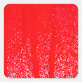 druppelbloed vierkante sticker (Voorkant)