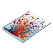 DRUPPELDRUPPELSPLATTER NOTITIEBOEK (Linkerzijde)