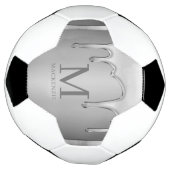 Druppelen Chrome Metal Monogram Voetbal (Gedraaid)