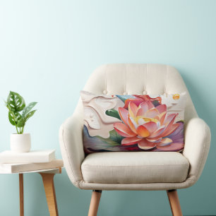 Druppelen Lotus Art Kussen