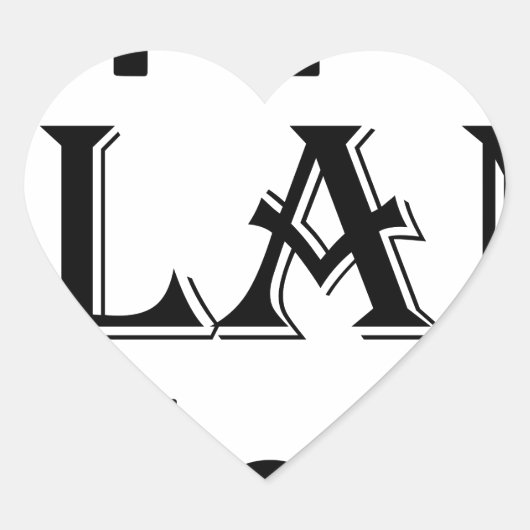 Druppelen Melanine & Honing Ontworpen Hart Sticker (Voorkant)