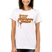 Druppelen met Geweldige saus Grappig Wordplay Grap