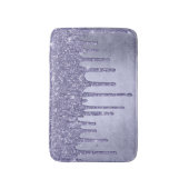 Druppelen Paarse Glitter | Chique Lavendel Icing P Badmat (Voorkant Verticaal)