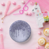 Druppelen Paarse Glitter | Chique Lavendel Icing P Papieren Kommen (Feest)