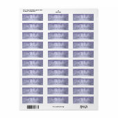 Druppelen Paarse Glitter | Lavendel ijsadres Etiket (Full Sheet)