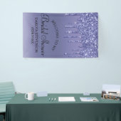 Druppelen Paarse Glitter | Lavendel ijsdouche Spandoek (Beurs)