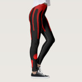 Druppelen van bloed op zwart leggings (Rechts)