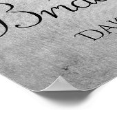 Druppelen Zilverachtige Glitter | Platinum Sparkle Poster (Hoek)