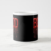 Druppelend Bloed Grote Koffiekop (Voorkant)