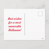 Druppelend Briefkaart (zwart en rood) (Achterkant)