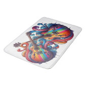 Druppelend Geluid Houten Wandkunst Badmat (Gekanteld)