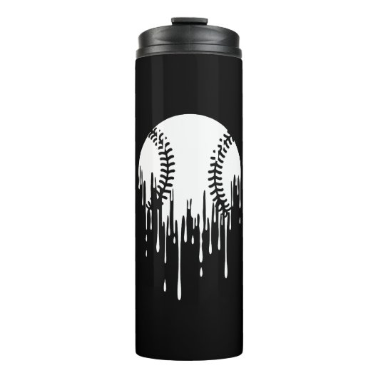 Druppelend honkbalontwerp voor stoutmoedige sportf thermosbeker (Voorkant)