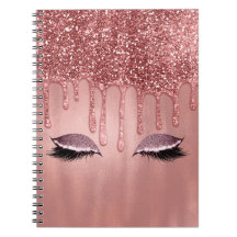 Druppelend in Roze Gouden Glitter Roze Druppels Wi
