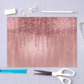 Druppelend in Roze Gouden Glitters Mooie Roze Drup Tissuepapier (Craft)